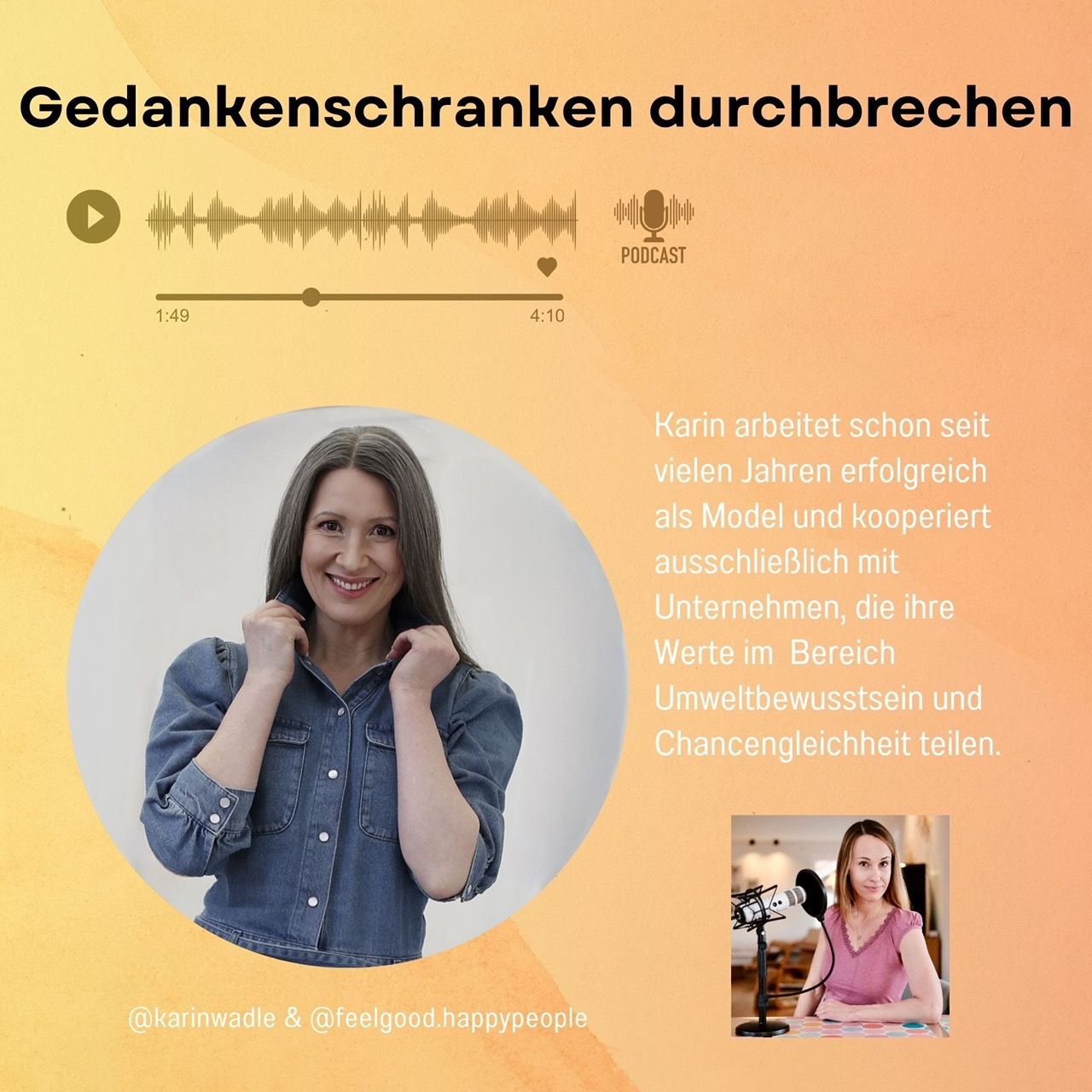 Karin Wadle - Model Blog Coach Sinnfluencerin Social Media Managerin/IHK